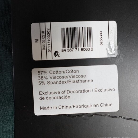 Pair of Thieves Shorts Medium Green Solid Super Soft Lounge Short NEW - Picture 3 of 7